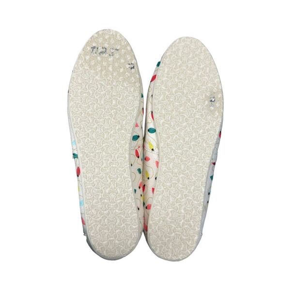 TOMS Wmn Belmont Natural Tree Lights Print size 9.5 - Picture 6 of 7